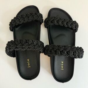 NWOT Joie Black Women's Constance Sandals, size 7